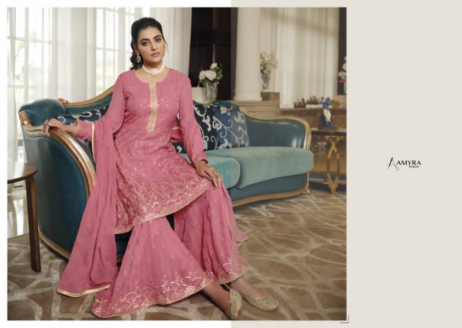 Ruby Vol 3 By Amyra Georgette Sharara Suits Catalog